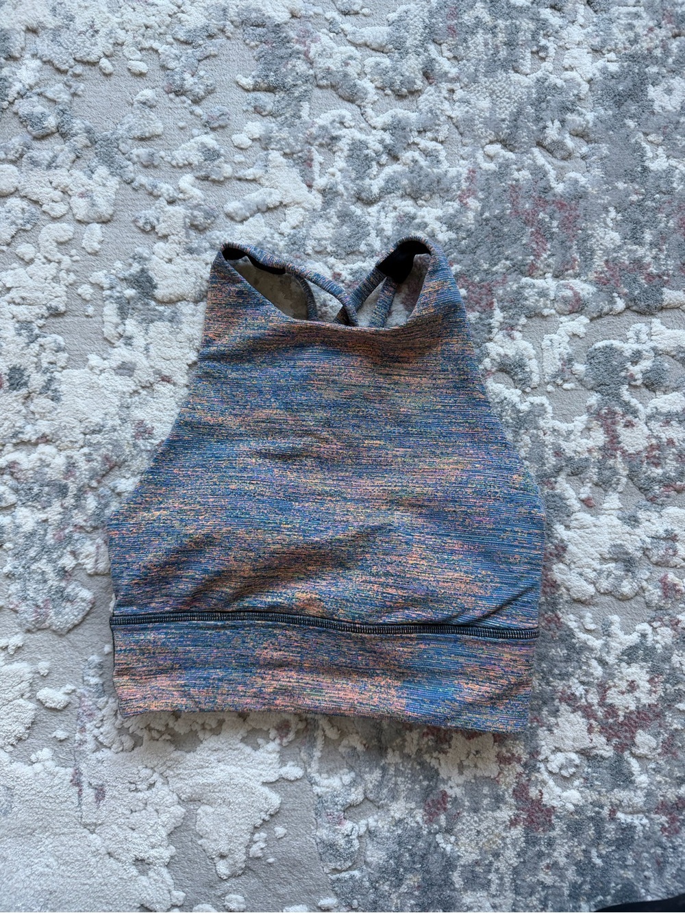 lululemon athletica Multicolor Space-Dye High-Neck Sports Bra
